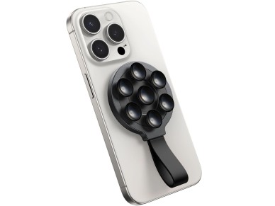 Joyroom JR-ZS393 magnetic phone holder with suction cups - black