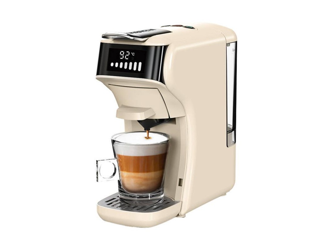 HiBREW 5-in-1 capsule coffee maker H1B-beige (beige)