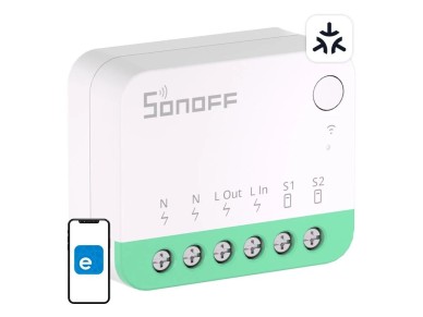 Mini interruptor inteligente WiFi Sonoff MINIR4M Matter (HomeKit, SmartThings, Home Assistant)