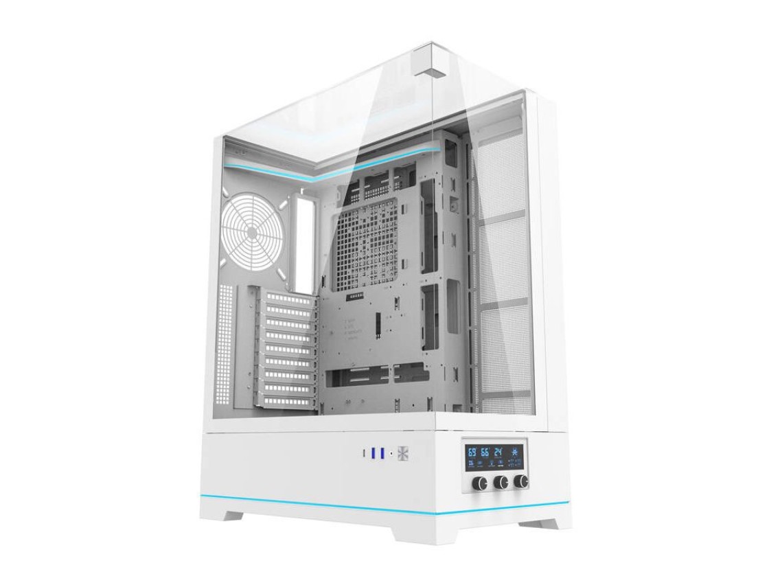 Darkflash DY450L computer case without fans (white)