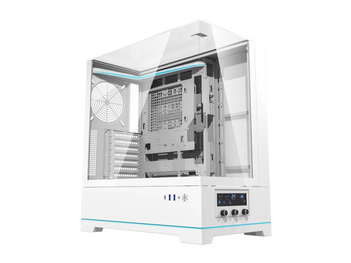 Darkflash DY450 computer case without fans (white)