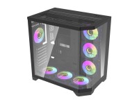 Darflash FT418 PRO computer case + 7 aRGB fans (black) Darflash FT418 PRO computer case + 7 aRGB fans (black)