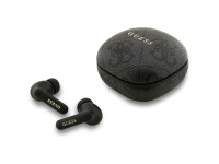 Auriculares inalmbricos Guess 4G Classic con logo metlico y cancelacin de ruido - Negros