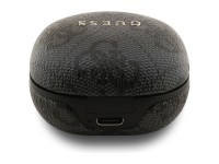 Auriculares inalmbricos Guess 4G Classic con logo metlico y cancelacin de ruido - Negros