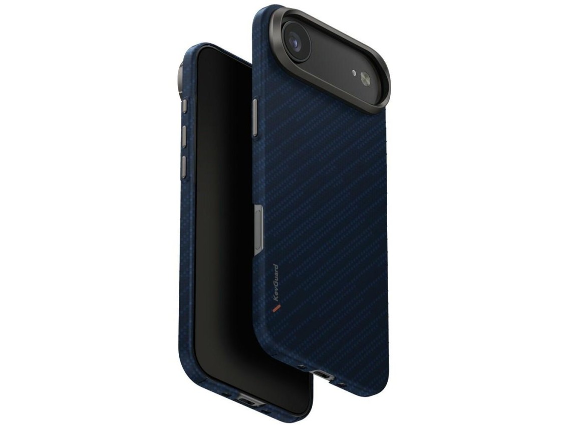 Funda de carga Uniq Keva EDGE Magclick para iPhone Air - Azul