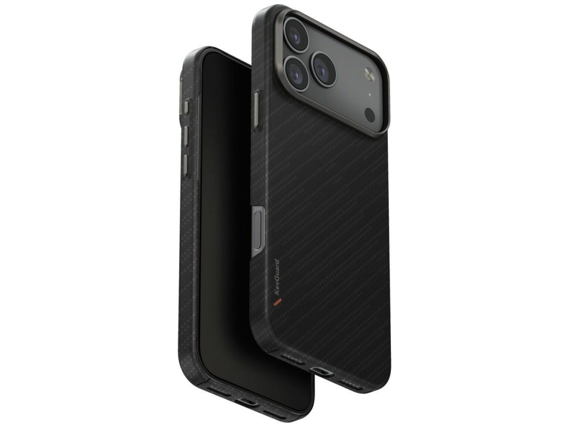 Funda de carga Uniq Keva EDGE Magclick para iPhone 17 Pro Max - Negra