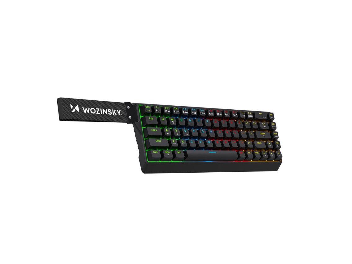 Wozinsky WKGP-1165 Mechanical Gaming Keyboard with RGB Backlight - Black