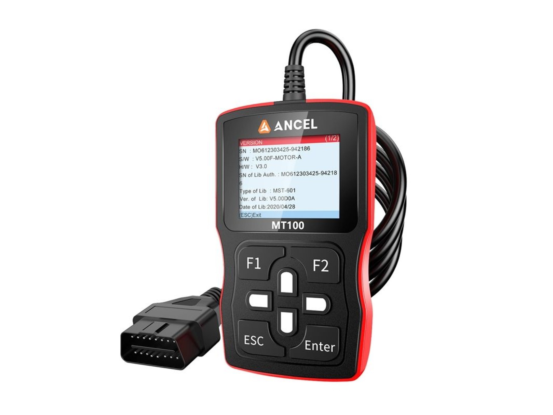 Ancel MT100 motorcycle diagnostic scanner
