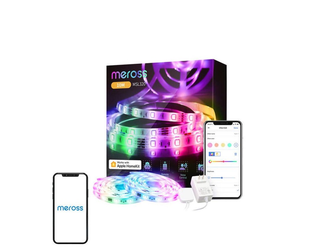 Tira de luces inteligente Wi-Fi MSL320 Meross (HomeKit)