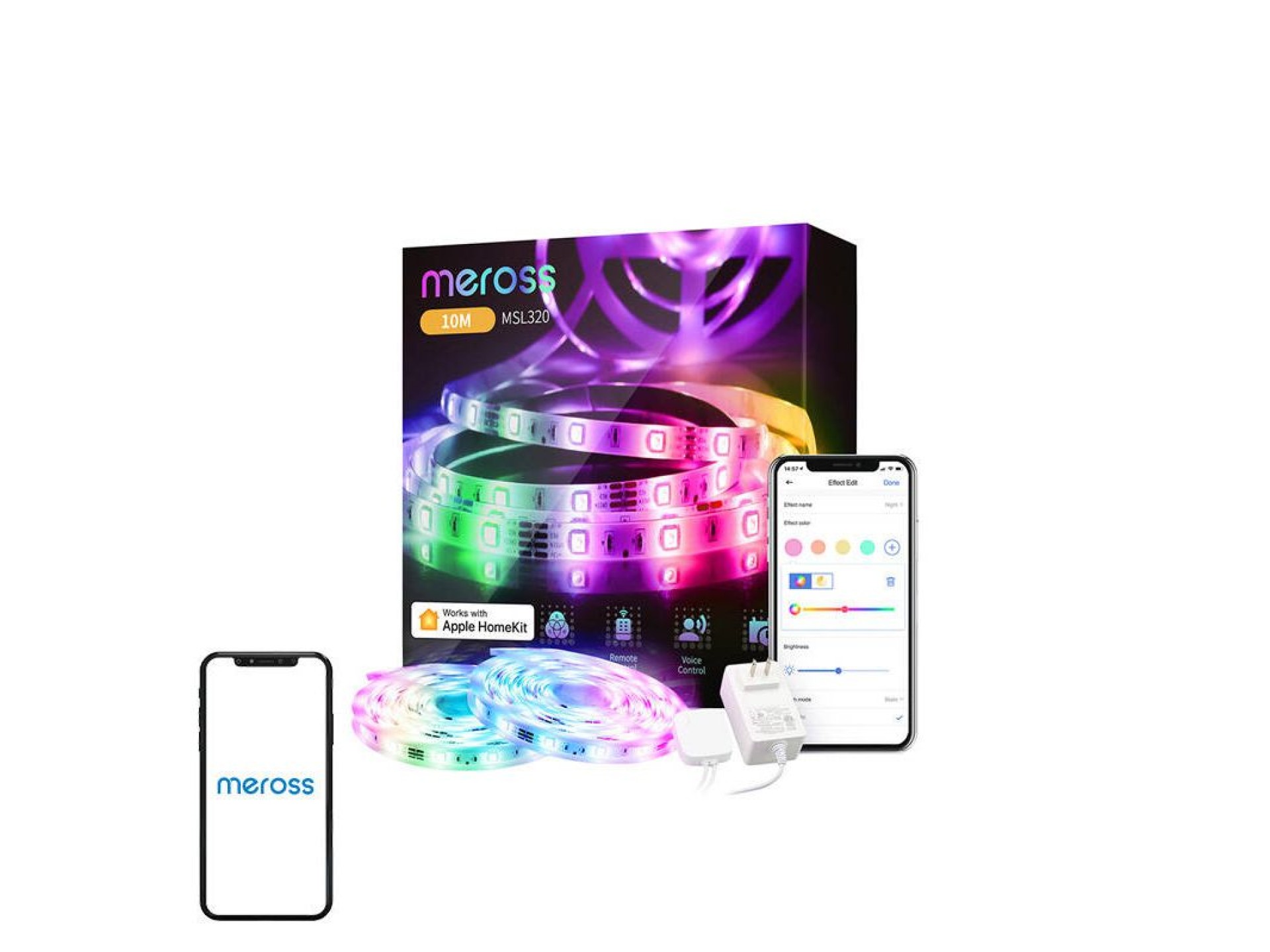 Tira de luces inteligente Wi-Fi MSL320 Meross (HomeKit)