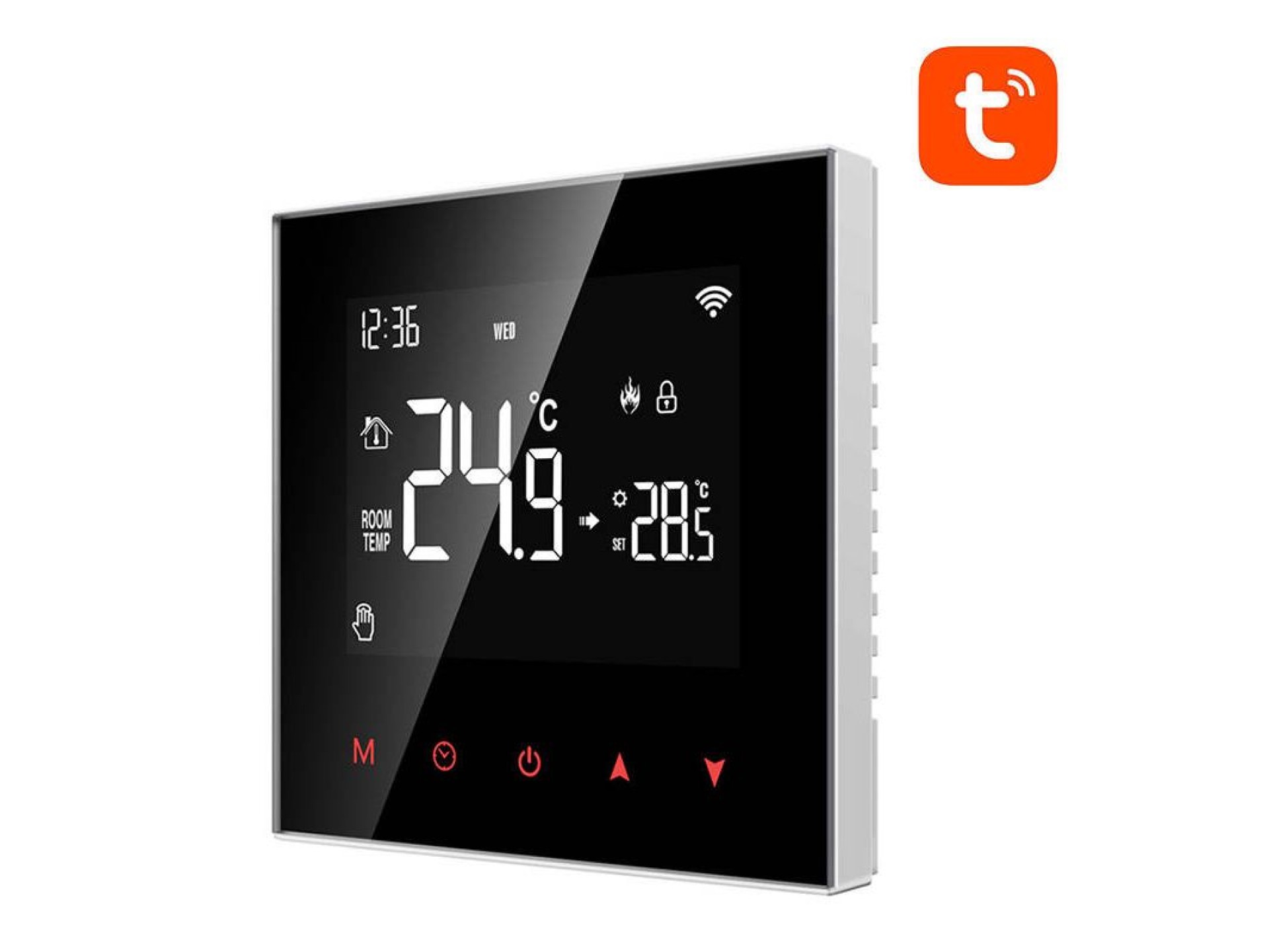 Termostato inteligente Avatto ZWT100 3A ZigBee para aquecedor de água TUYA