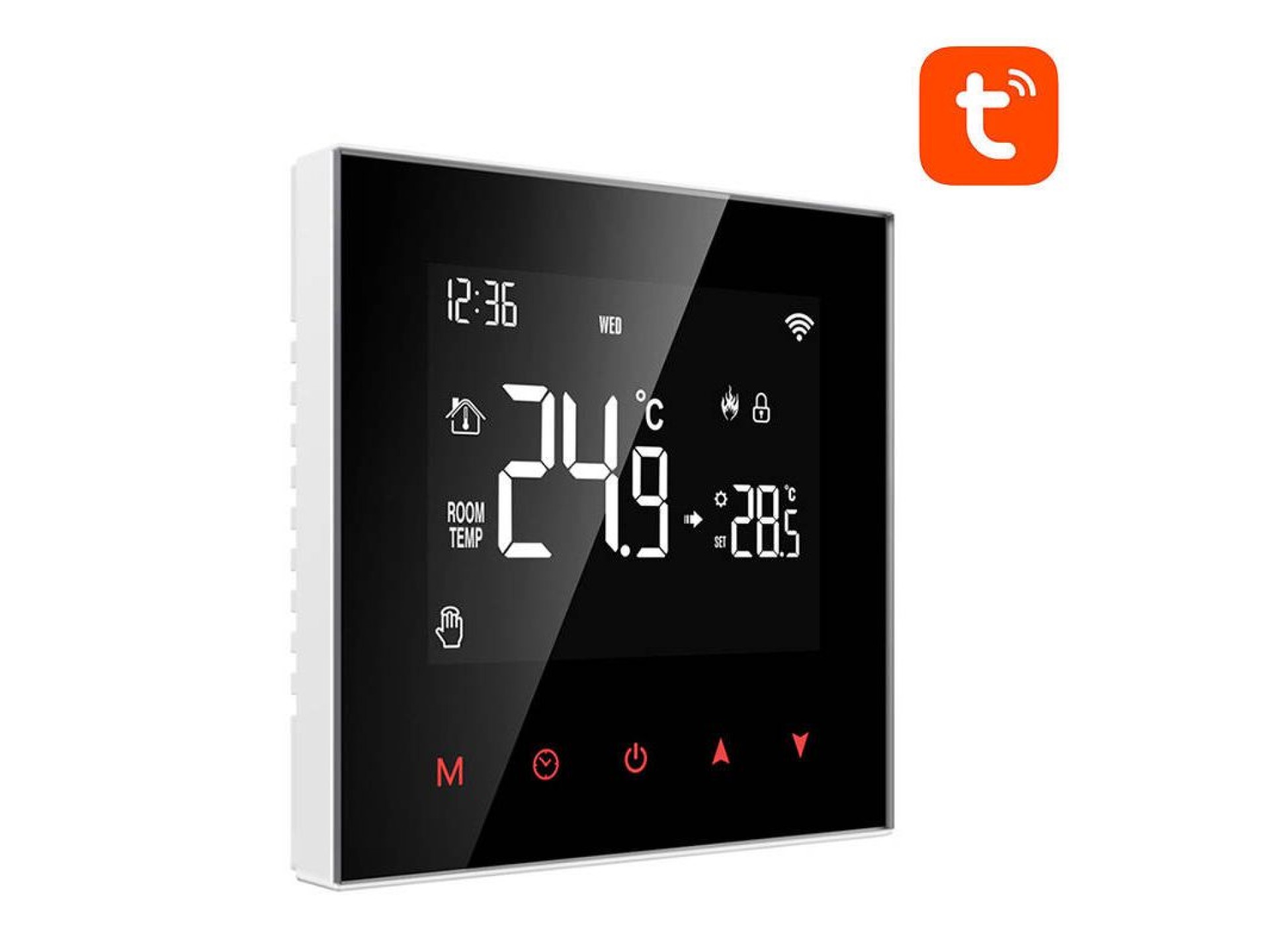 Termostato inteligente Avatto ZWT100 3A ZigBee para aquecedor de água TUYA