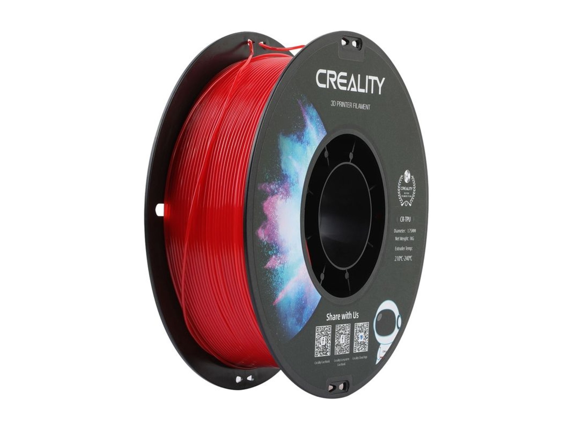 Filamento TPU Creality (Vermelho)