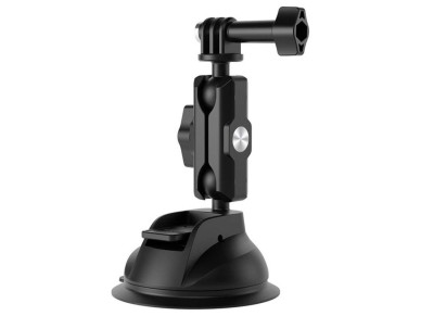 TELESIN Universal Suction Cup Holder with phone holder and action camera mounting TE-SUC-012