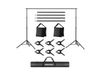 Conjunto de suporte para fundo fotogrfico Neewer