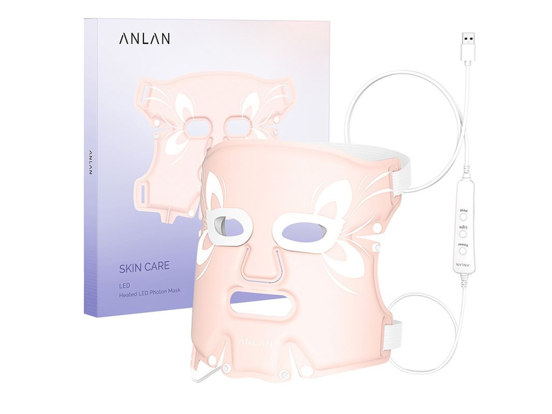 Waterproof mask with light therapy ANLAN 01-AGZMZ