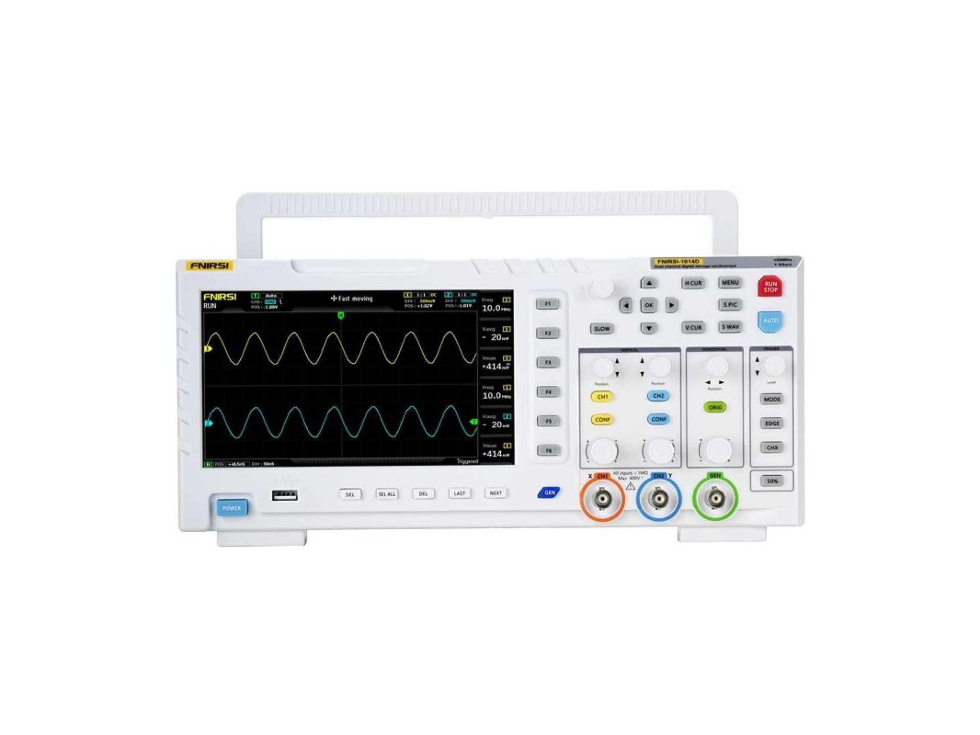FNIRSI 1014D 2-in-1 oscilloscope signal generator