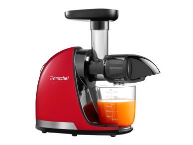 Espremedor Lento AMZCHEF 1501-RD (Vermelho)