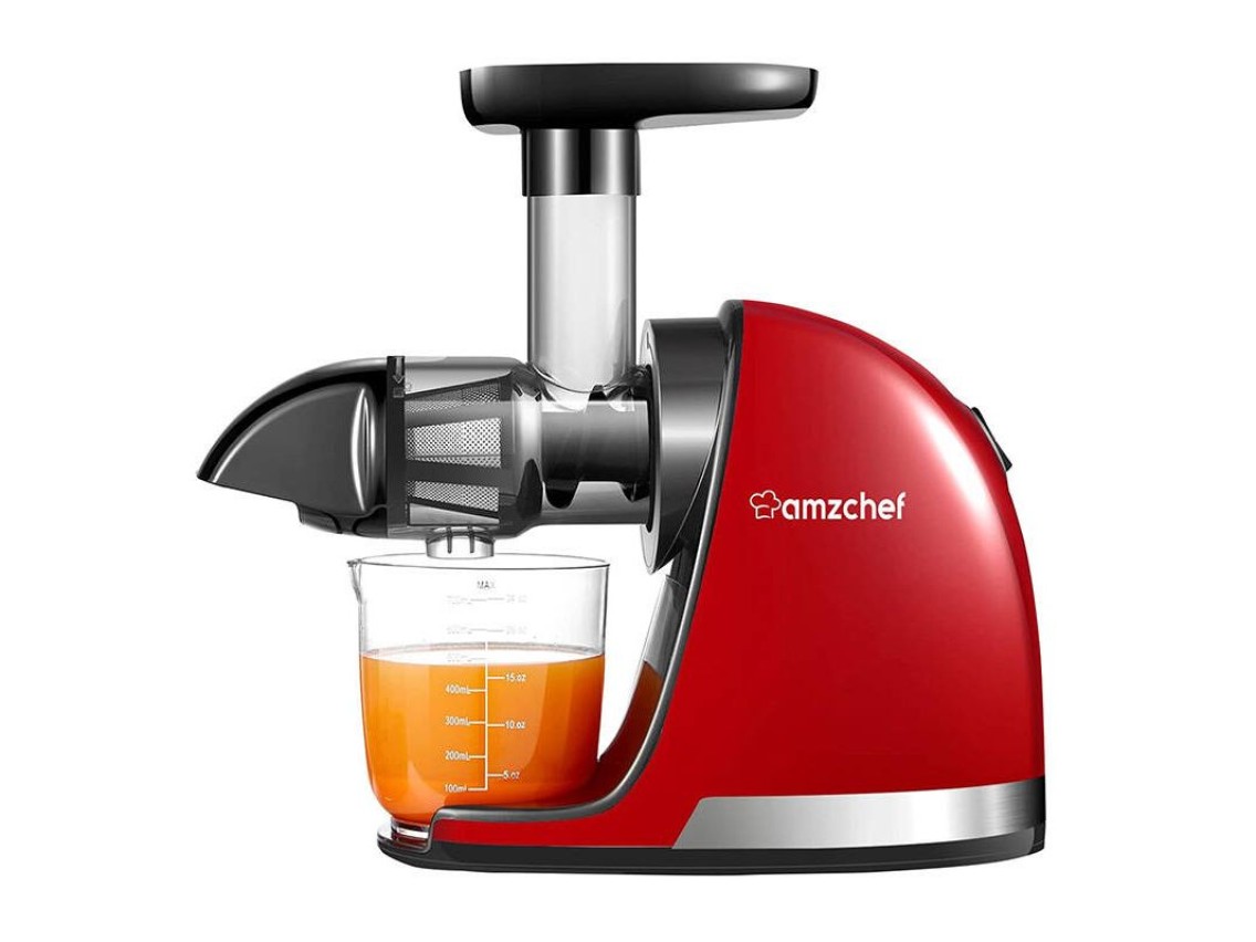Slow Juicer AMZCHEF 1501-RD (Red)