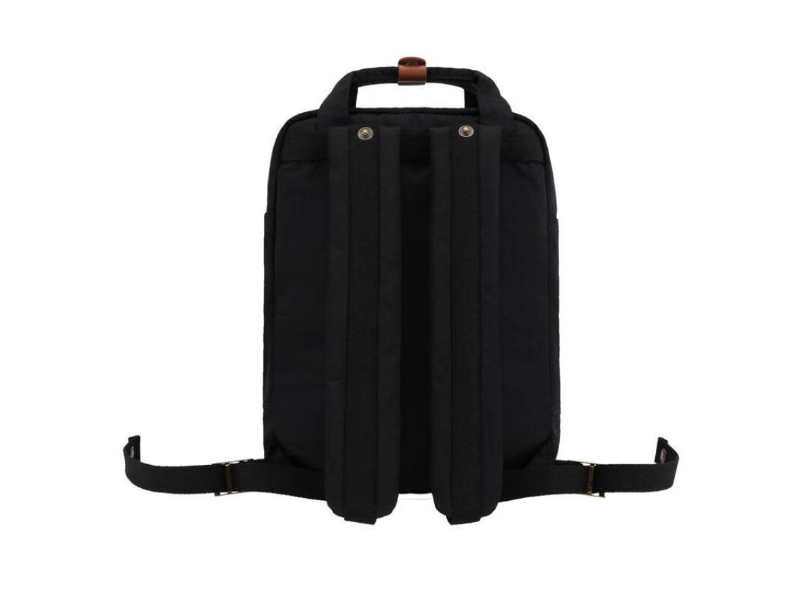 Himawari 188L black and brown 14'' laptop backpack