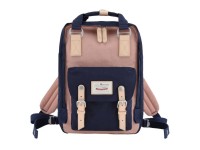 Mochila para port�til Himawari 188L de 14'' (azul marino y rosa)