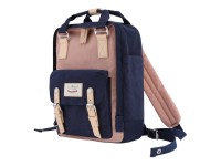 Mochila para laptop Himawari 188L 14'' (azul marinho e rosa) Mochila para laptop Himawari 188L 14'' (azul marinho e rosa)
