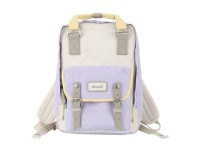 Himawari 194L 14'' laptop backpack (purple and sand)