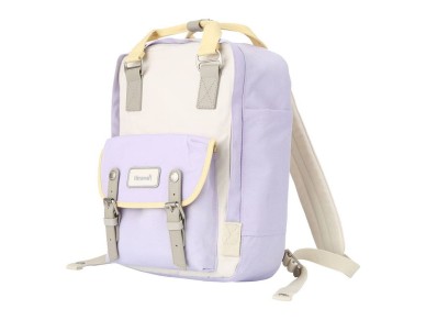 Himawari 194L 14'' laptop backpack (purple and sand)