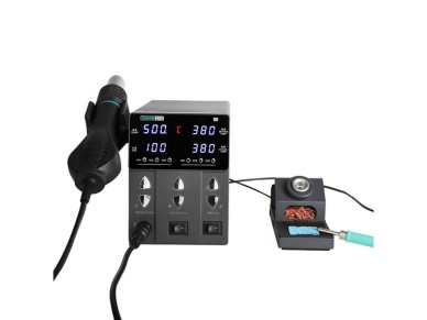 Esta��o de solda a ar quente SUGON 212 + M�quina de solda COB T12