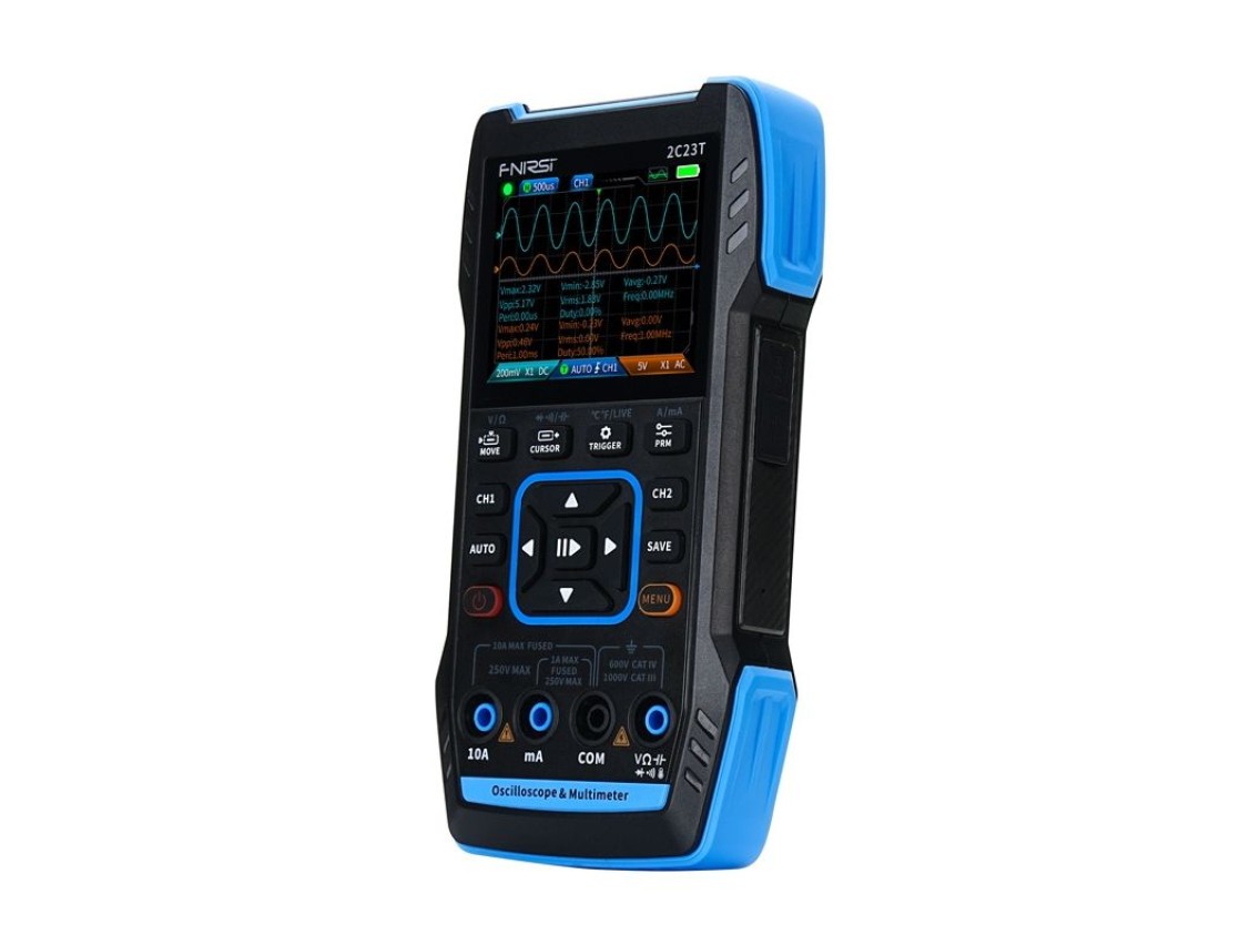 Portable 3-in-1 oscilloscope FNIRSI 2C23T multimeter signal generator