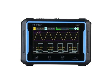 Portable 3-in-1 FNIRSI 2C53P 4.3" touchscreen oscilloscope