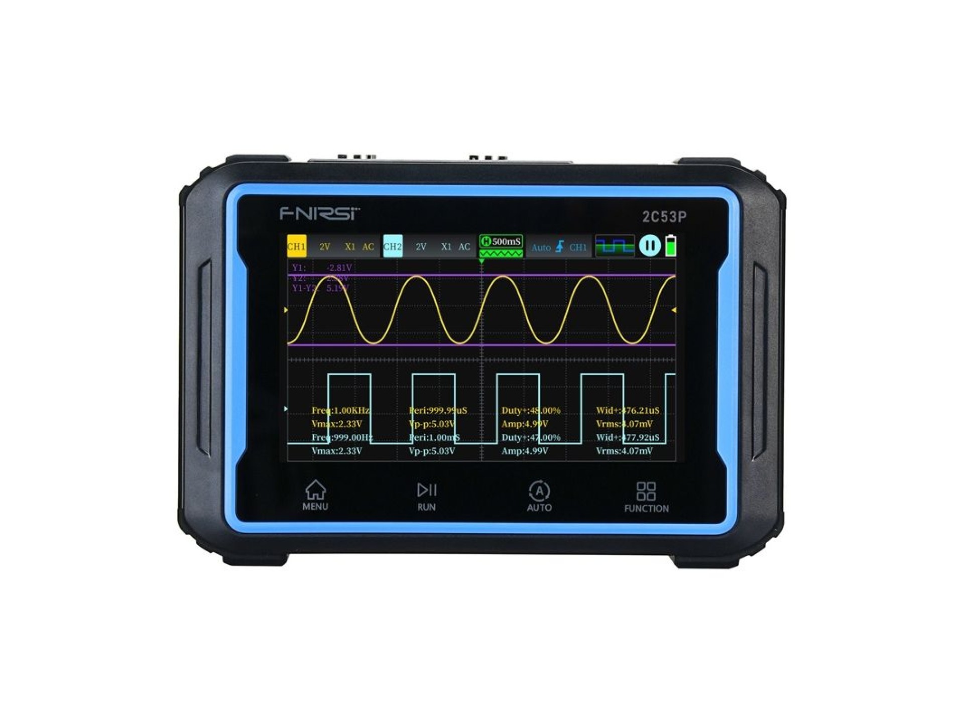Portable 3-in-1 FNIRSI 2C53P 4.3