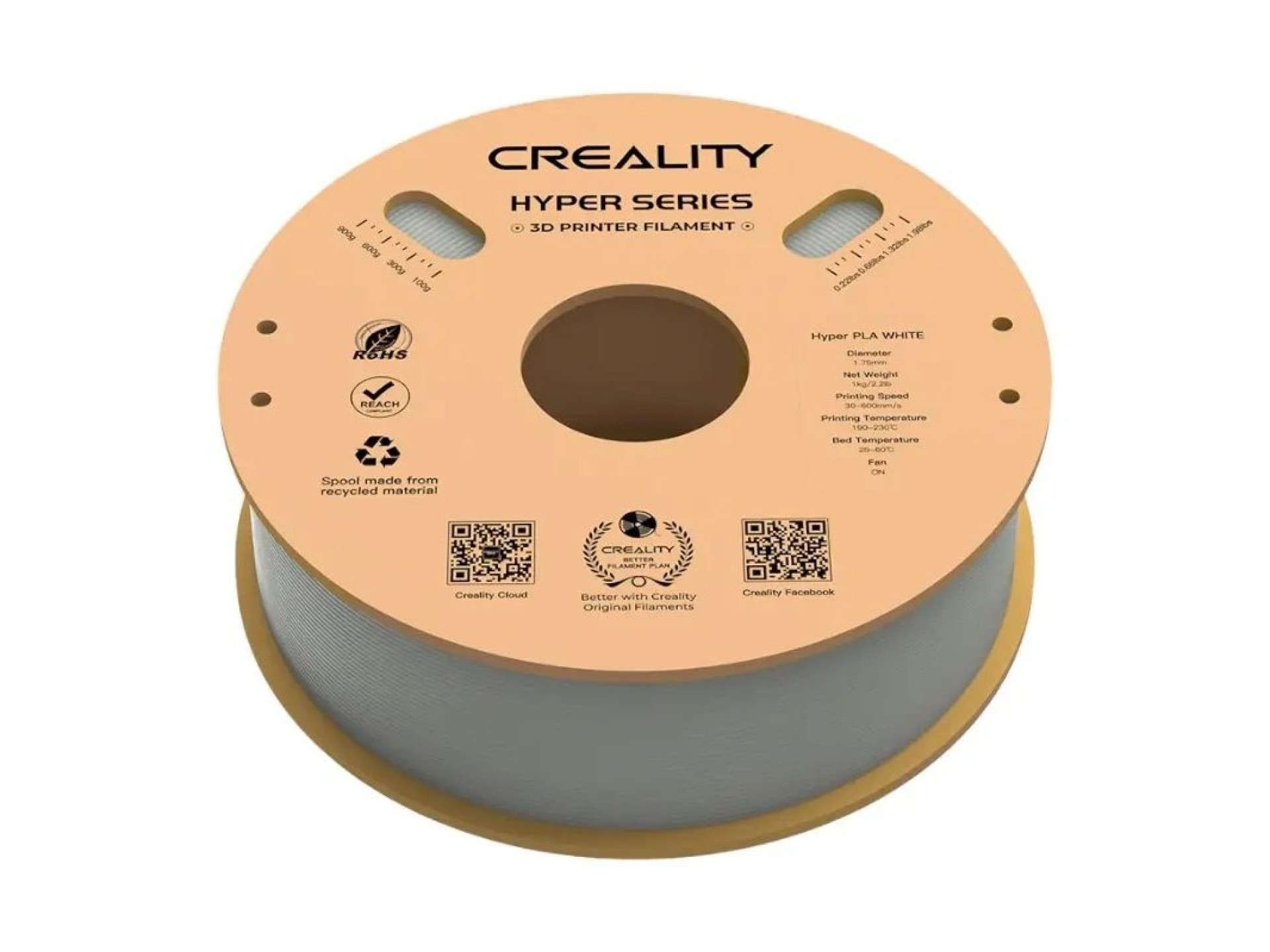 Hyper PLA Filament Creality (White)