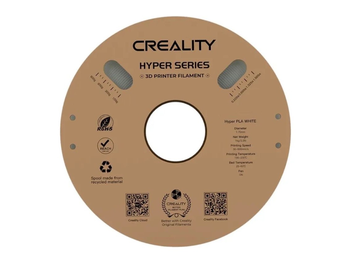 Hyper PLA Filament Creality (White)