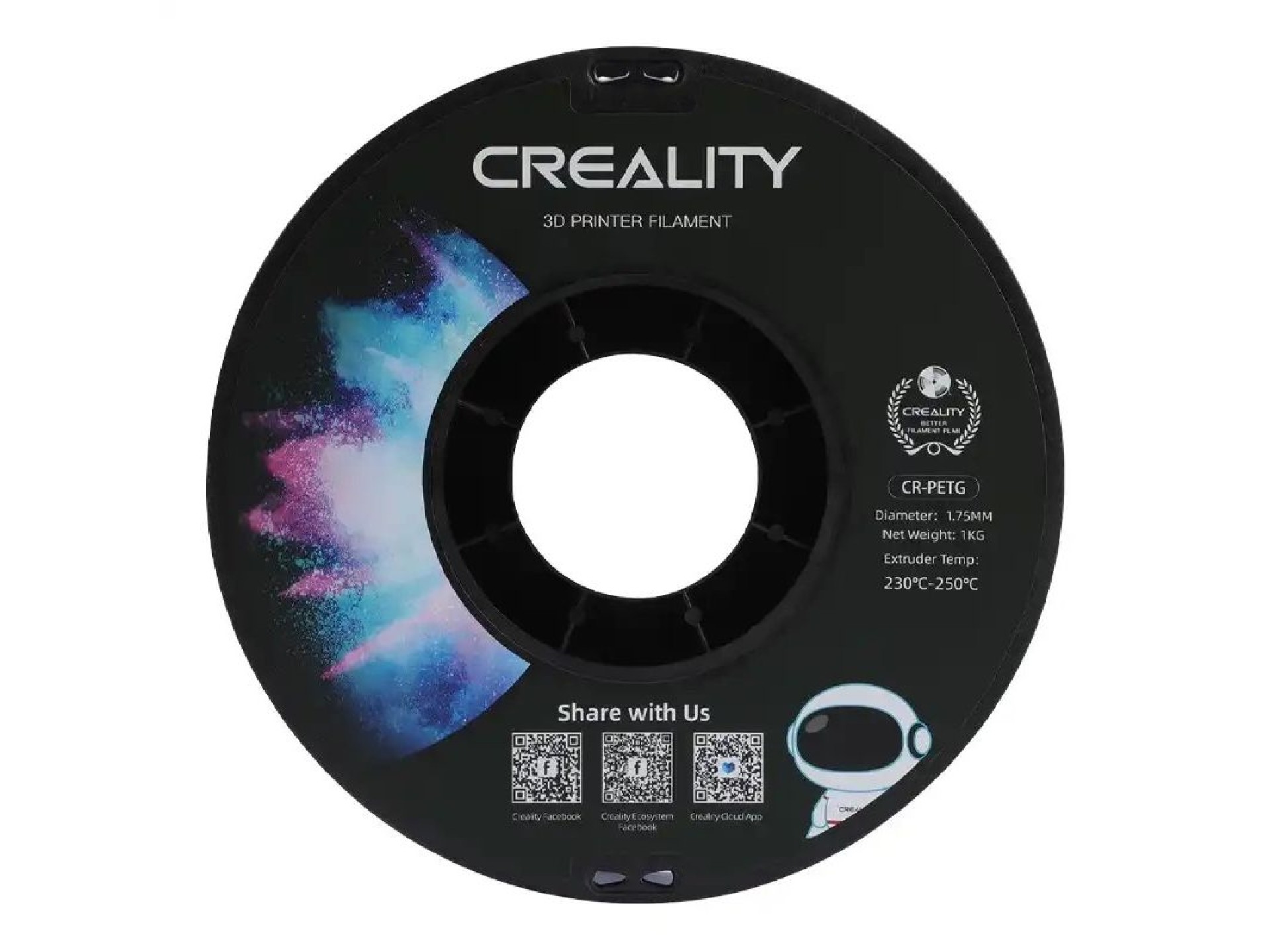 Filamento CR-PETG Creality (Azul transparente)