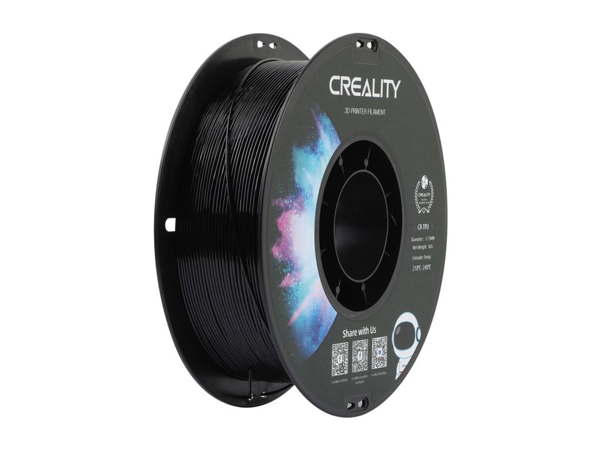Filamento TPU Creality (Negro)