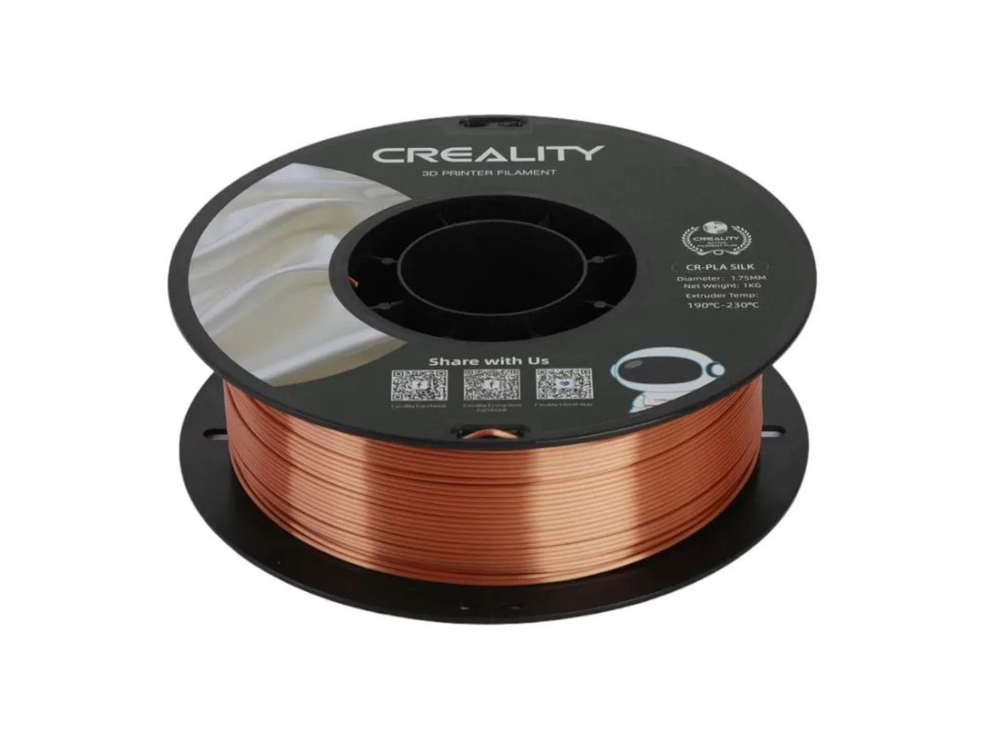 CR-Silk PLA Filament Creality (Red Copper)