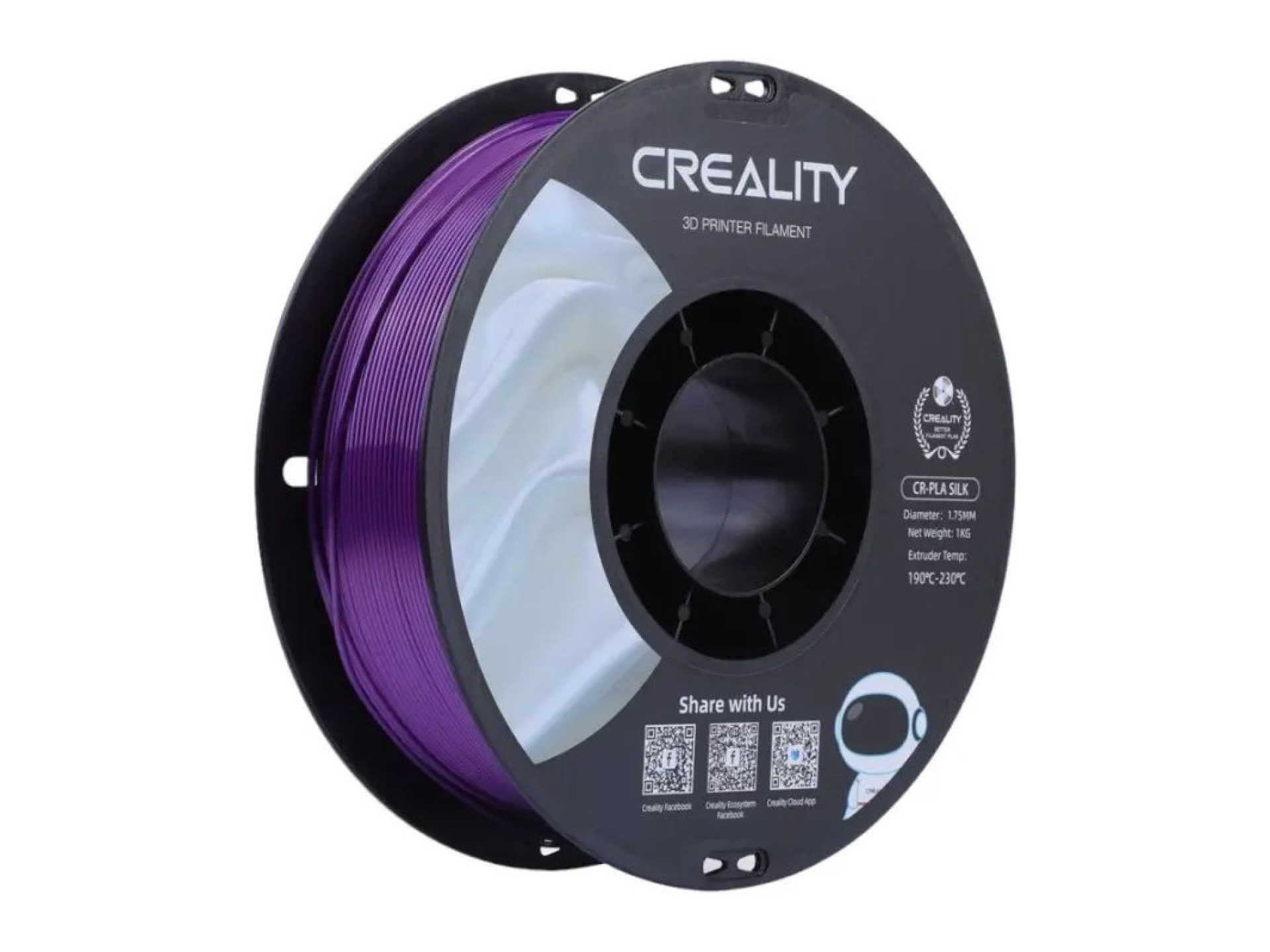 Filamento PLA CR-Silk Creality (Roxo)