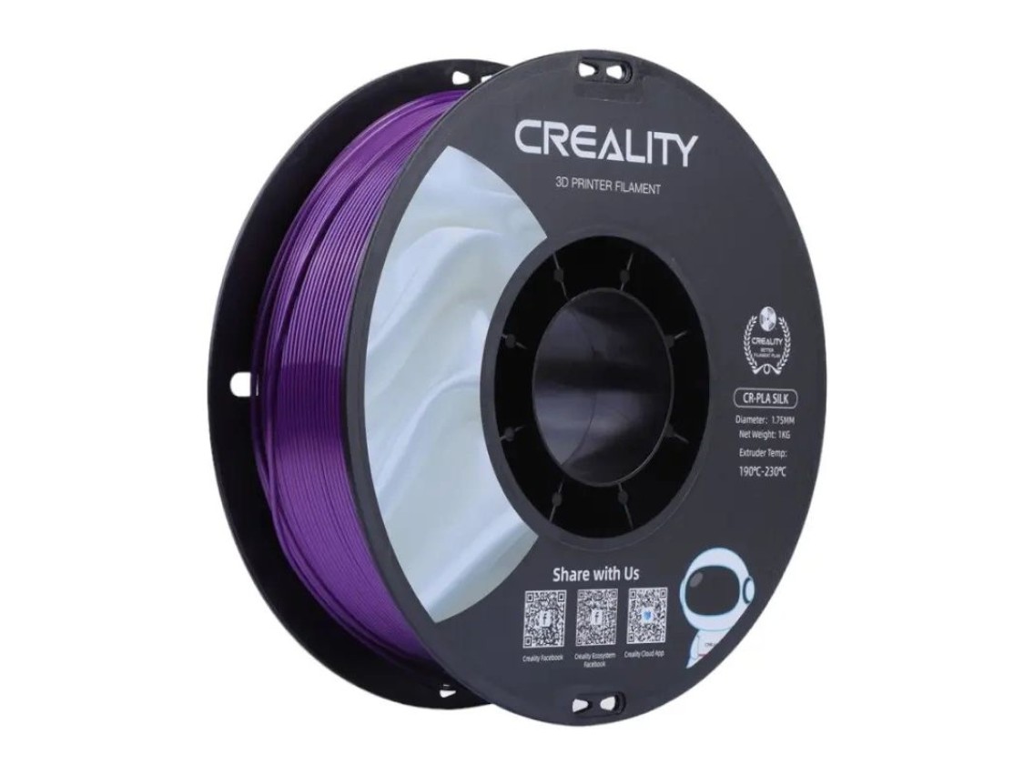 Filamento PLA CR-Silk Creality (Roxo)
