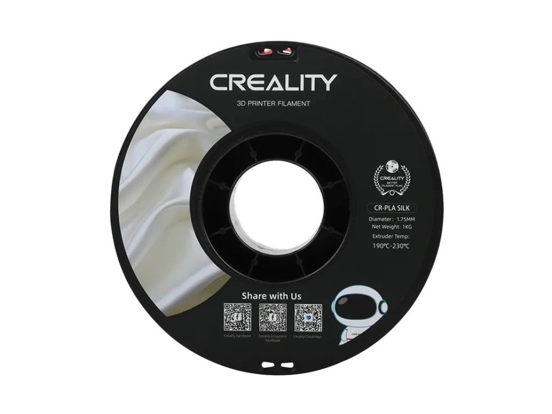 Filamento PLA CR-Silk Creality (rojo dorado)