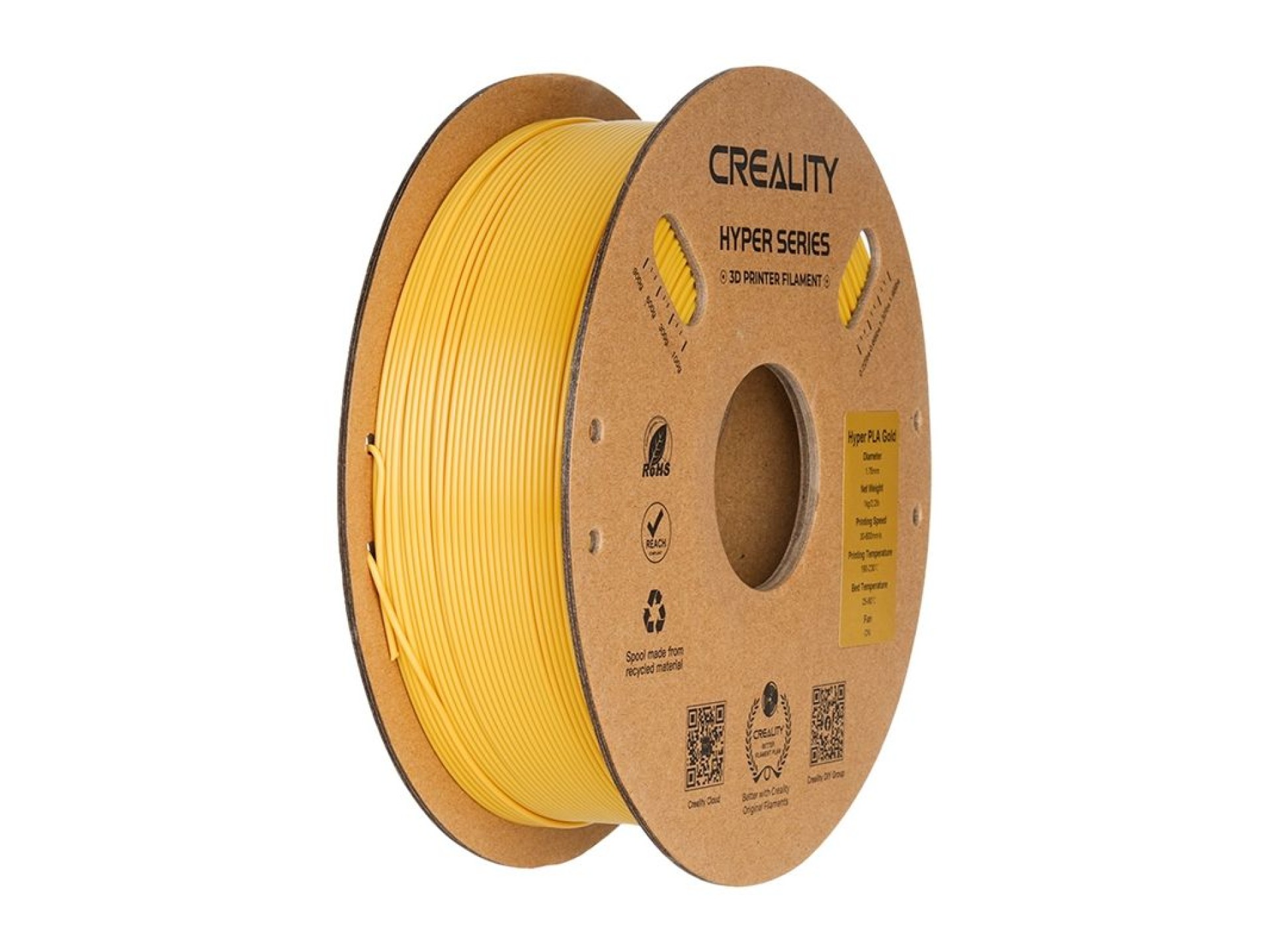 Filamento Hyper PLA Creality (Zloty)