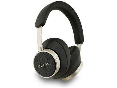 Fones de ouvido supra-auriculares sem fio Guess Bluetooth 4G com logotipo cl�ssico - Preto