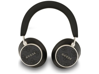 Fones de ouvido supra-auriculares sem fio Guess Bluetooth 4G com logotipo cl�ssico - Preto