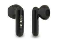 Fones de ouvido sem fio Guess 4G Metal Logo TWS - preto