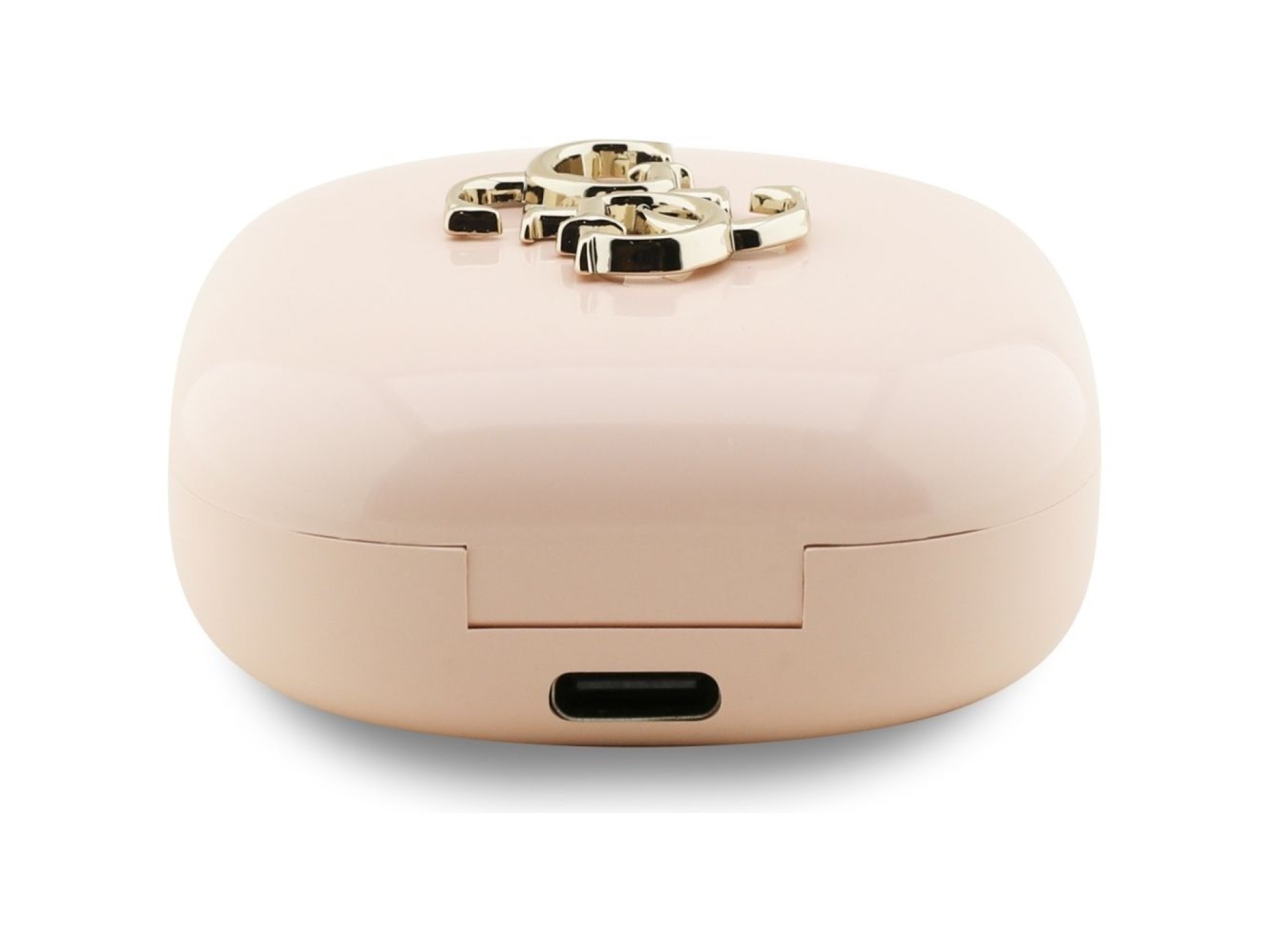 Guess 4G Metal Logo TWS Wireless Headphones - Pink