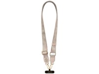 Guess Universal CBDY 4G Tether Patch Strass Metal Logo Phone Lanyard - Pink