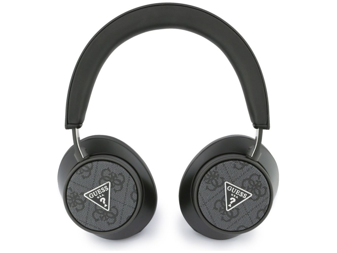 Guess 4G Triangle Logo Bluetooth Over-Ear Headphones - Black