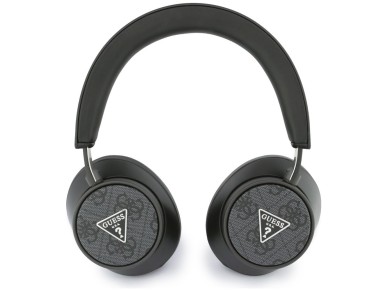 Guess 4G Triangle Logo Bluetooth Over-Ear Headphones - Black Guess 4G Triangle Logo Bluetooth Over-Ear Headphones - Black