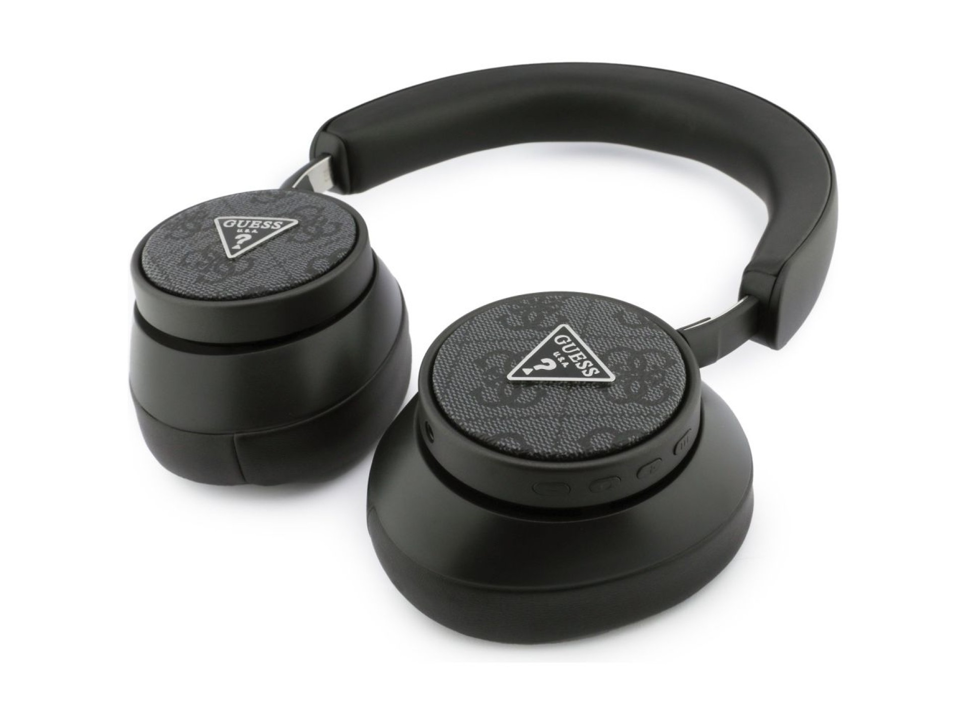 Guess 4G Triangle Logo Bluetooth Over-Ear Headphones - Black