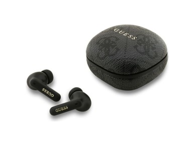 Fones de ouvido Guess 4G Classic Metal Logo TWS ENC - Preto